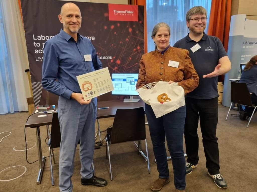 Together with Thermo, we can even do a Digital Pretzel Transfer. Is there anything we can't do?